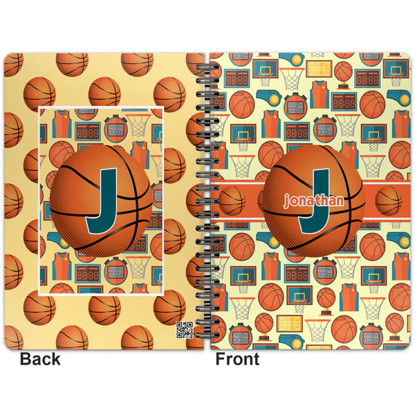 Basketball Spiral Journal 7 x 10 - Apvl