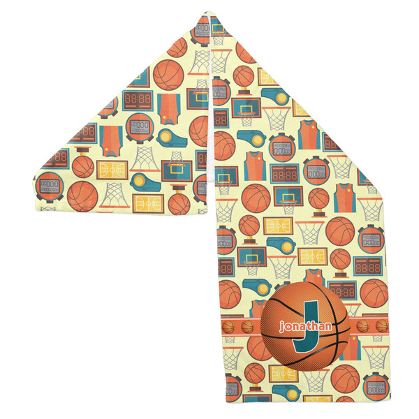 Basketball Sports Towel Folded - Both Sides Showing