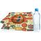 Basketball Sports Towel Folded with Water Bottle