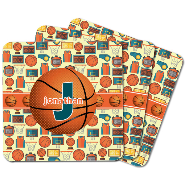 Basketball Square Fridge Magnet - MAIN