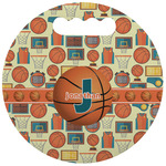Basketball Stadium Cushion (Round) (Personalized)