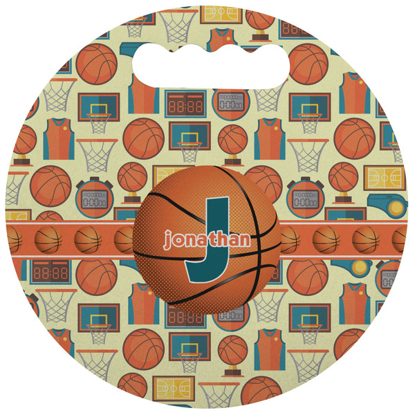 Custom Basketball Stadium Cushion (Round) (Personalized)