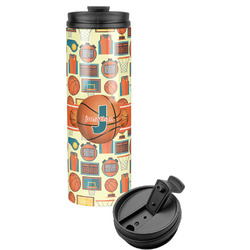 Basketball Stainless Steel Skinny Tumbler (Personalized)
