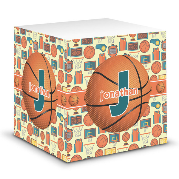 Custom Basketball Sticky Note Cube (Personalized)