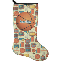 Basketball Holiday Stocking - Single-Sided - Neoprene (Personalized)