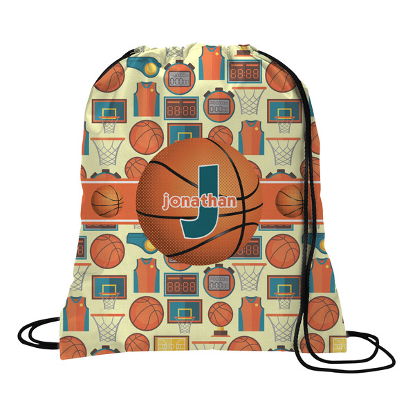 Custom Basketball Drawstring Backpack (Personalized)