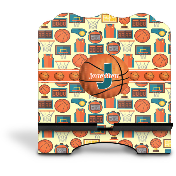 Basketball Stylized Tablet Stand - Front without iPad