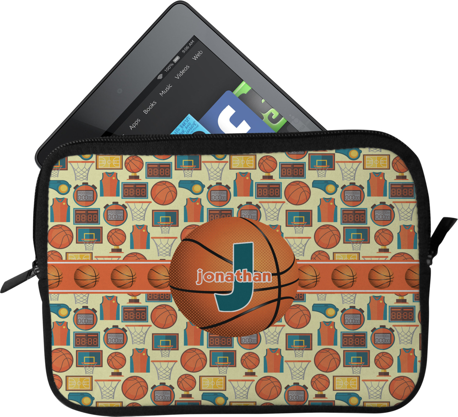 Basketball Tablet Case / Sleeve (Personalized) YouCustomizeIt