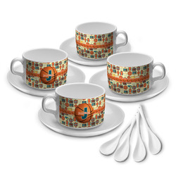 Basketball Tea Cup - Set of 4 (Personalized)