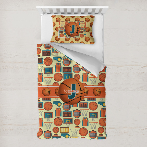 Custom Basketball Toddler Bedding w/ Name or Text