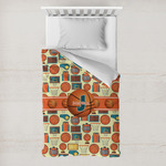 Basketball Toddler Duvet Cover w/ Name or Text