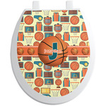 Basketball Toilet Seat Decal (Personalized)