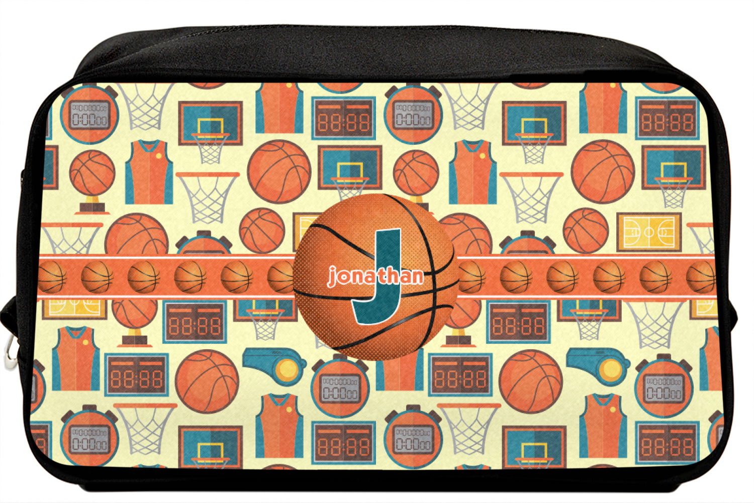 basketball toiletry bag