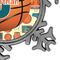 Basketball Vintage Snowflake - Detail