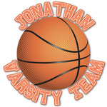 Basketball Graphic Decal - Small (Personalized)