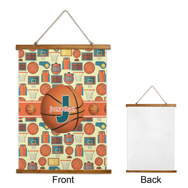 Basketball Wall Hanging Tapestry - Portrait - APPROVAL