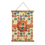 Basketball Wall Hanging Tapestry - Tall (Personalized)