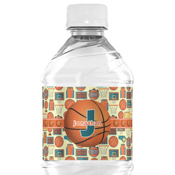 Basketball Water Bottle Labels - Custom Sized (Personalized)