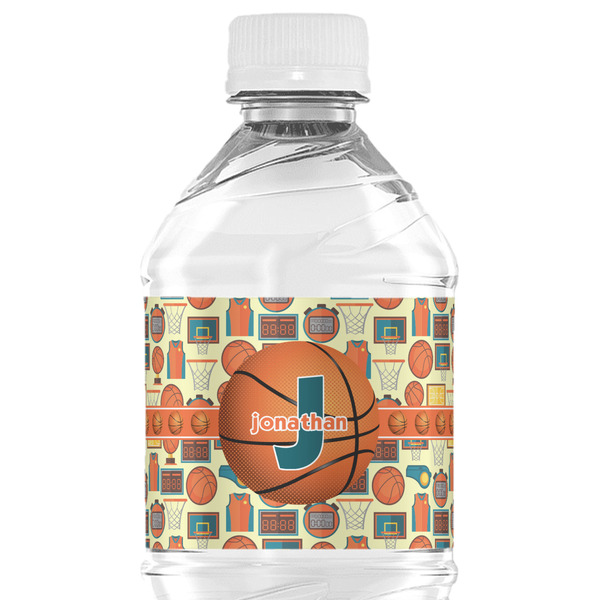Custom Basketball Water Bottle Labels - Custom Sized (Personalized)