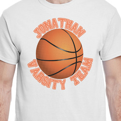 Basketball T-Shirt - White - 2XL (Personalized)