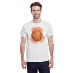 Basketball T-Shirt - White - 2XL (Personalized)