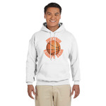 Basketball Hoodie - White - XL (Personalized)