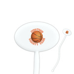 Basketball Oval Plastic Stir Sticks (Personalized)