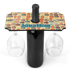 Basketball Wine Bottle & Glass Holder (Personalized)