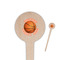 Basketball Wooden 4" Food Pick - Round - Closeup