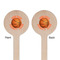 Basketball Wooden 6" Stir Stick - Round - Double Sided - Front & Back