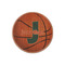 Basketball Wooden Sticker Medium Color - Main