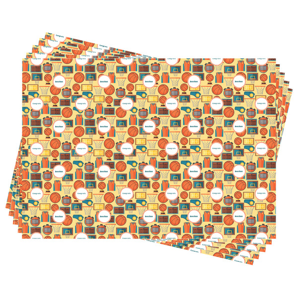 Basketball Wrapping Paper - 5 Sheets Approval