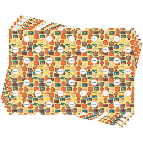 Basketball Wrapping Paper - Front & Back - Sheets Approval