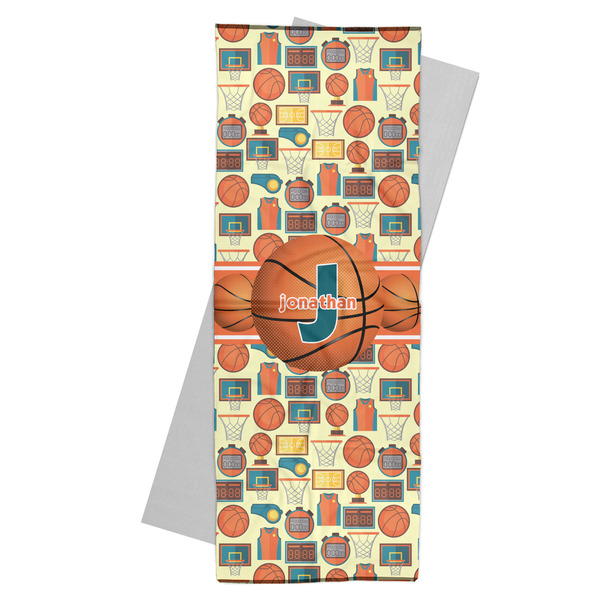 Custom Basketball Yoga Mat Towel (Personalized)