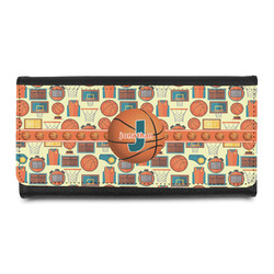Basketball Leatherette Ladies Wallet (Personalized)