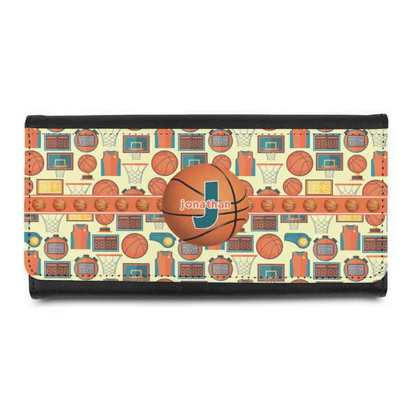 Custom Basketball Leatherette Ladies Wallet (Personalized)