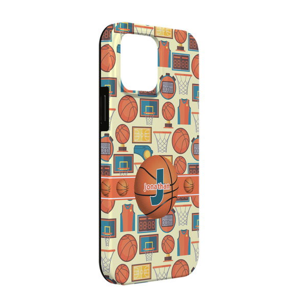 Custom Basketball iPhone Case - Rubber Lined - iPhone 13 Pro (Personalized)