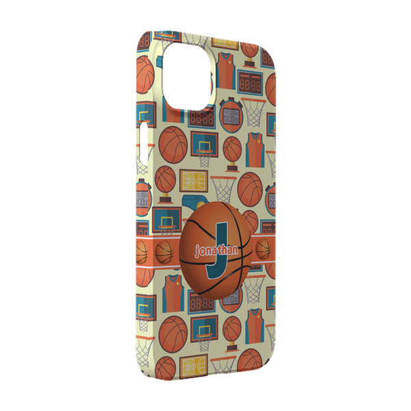 Custom Basketball iPhone Case - Plastic - iPhone 14 Pro (Personalized)