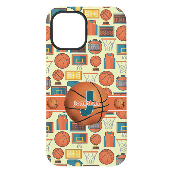 Basketball iPhone 15 Plus Tough Case - Back