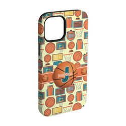 Basketball iPhone Case - Rubber Lined - iPhone 15 (Personalized)