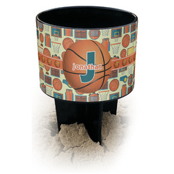 Basketball Black Beach Spiker Drink Holder (Personalized)