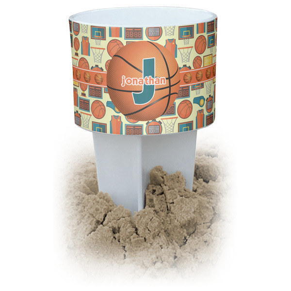 Custom Basketball Beach Spiker Drink Holder (Personalized)