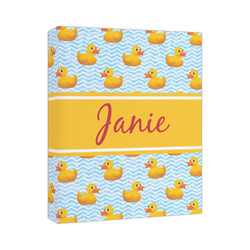 Rubber Duckie Canvas Print - 11x14 (Personalized)