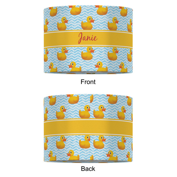 Rubber Duckie 12" Drum Lampshade - APPROVAL (Fabric)
