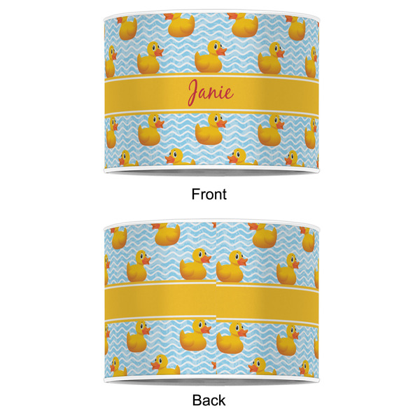 Rubber Duckie 12" Drum Lampshade - APPROVAL (Poly Film)