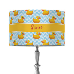 Rubber Duckie 12" Drum Lamp Shade - Fabric (Personalized)