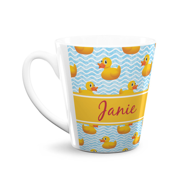 Rubber Duckie 12 Oz Latte Mug - Front