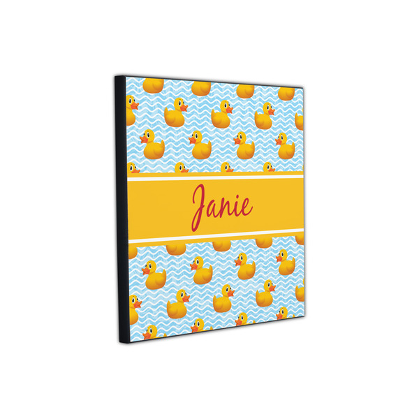 Rubber Duckie 12x12 Wood Print - Angle View