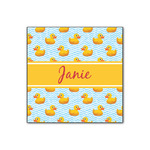 Rubber Duckie Wood Print - 12x12 (Personalized)