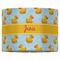Rubber Duckie 16" Drum Lampshade - FRONT (Fabric)
